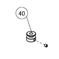 SI-150CBK #40 Motor Pulley S+