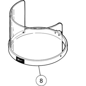 SI-100E #8 Polycarbonate Shield