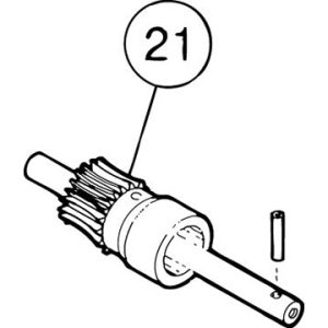 SI-100E #21 Brake Worm Gear