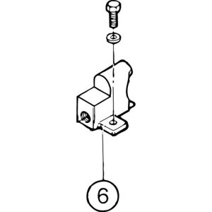 SI-200E #6 Brake Shoe Bracket